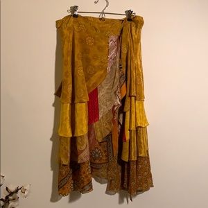 Reversible Wrap Skirt